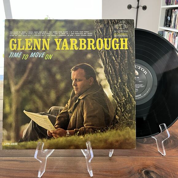 Glenn Yarbrough Time To Move On Vinyl LP 1964 RCA Victor LPM 2836 Mono - Picture 1 of 10